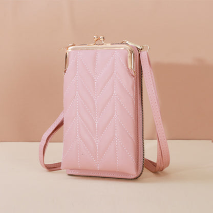 2022 New Mobile Phone Bag Korean Style Women's Bag Fashion Lock Crossbody Shoulder Bag Multifunctional Shoulder Bag Mobile Phone Bag 