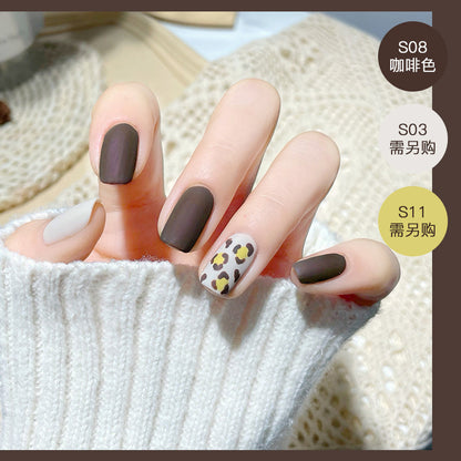 2023 new nail polish spring and summer color water-based frosted nail polish, non-peelable, baked and naturally dried, available for pregnant women 