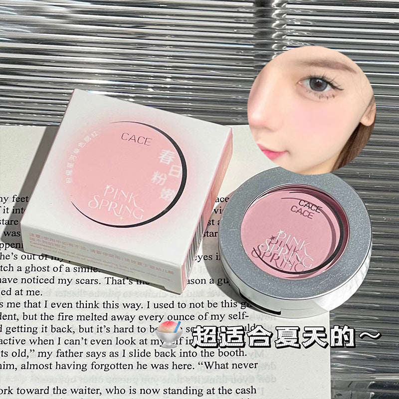 CACE Pink Starry Monochrome Blush Matte Whitening Natural Blush Cream Pseudo-Non-makeup All-match Affordable Wholesale 