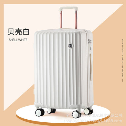 2023 New Men's and Women's Luggage Trolley Case Universal Wheel Large Capacity Zipper Suitcase 20 Inch Password Box Wholesale 