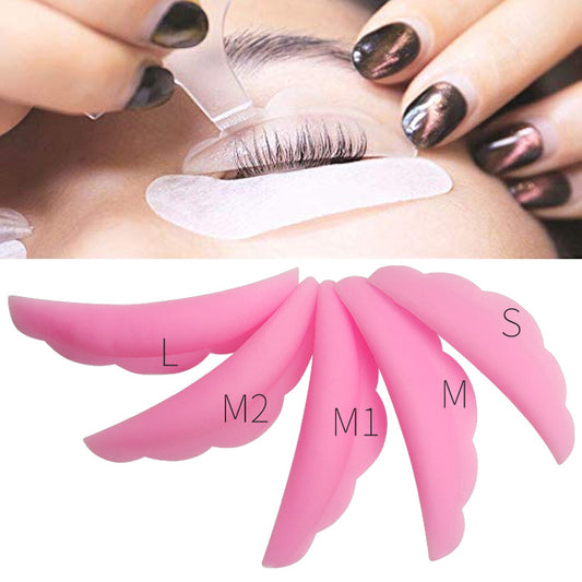 Wholesale eyelash perm silicone gasket 5 pairs pack eyelash perm tool Kuibian gasket grafting eyelash auxiliary tool 