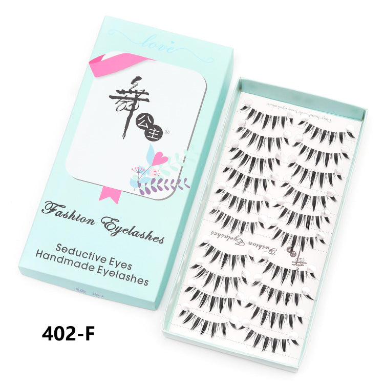 Little Devil Eyelashes DINGSEN Factory False Eyelashes 10 Pairs Internet Celebrity Thick Comic Eyelashes 