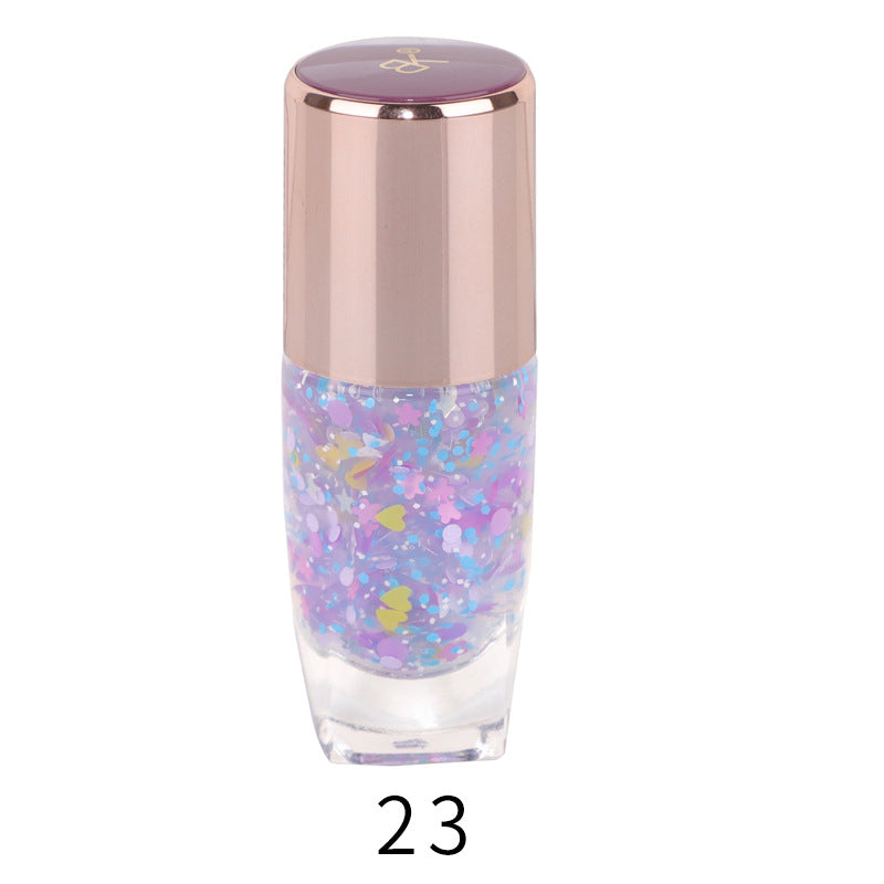 2022 New 24 Colors 7 Days Water-Based Nail Polish No Bake, Quick Drying, Odorless, Long-lasting Glossy Internet Celebrity Nail Polish Wholesale