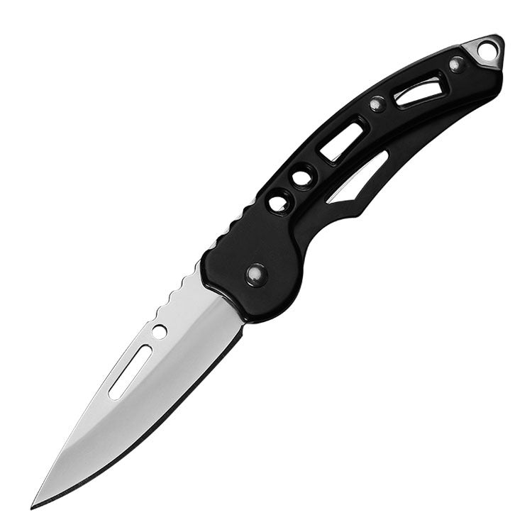 Outdoor mini field folding knife stainless steel self-defense camping knife portable fruit key knife 