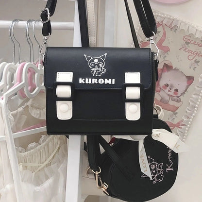 jk bag uniform bag niche female bag postman bag pu bag one shoulder portable Messenger color matching Cambridge bag lolita 