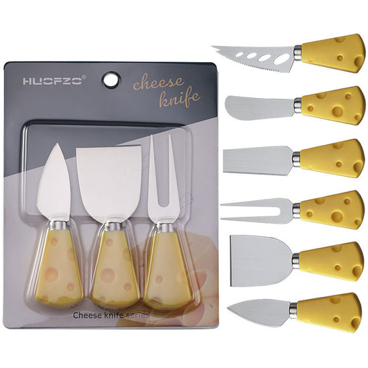 Household cheese knife baking tool spatula cutlery set cheese knife three-piece set cream butter knife 3-piece set 