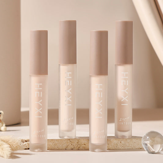 HEYXI Han Yuanxi Moisturizing Concealer and Correcting Liquid Foundation Covers Spots, Acne Marks, Dark Circles, Does Not Easily Take Off Makeup 4ML 