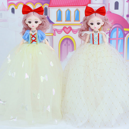 New 32cm Snow White Music Doll Yade Barbie Doll Girl Birthday Gift Children's Toy 