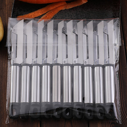 Household peeling knife supermarket supply peeler melon peeling melon peeling radish peeling stainless steel potato peeling knife peeling knife 