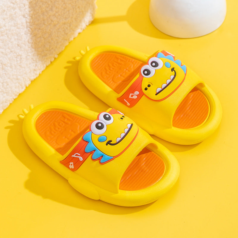 2023 Children's Dinosaur Slippers Boys Summer Home Indoor and Outdoor Wear Non-slip Children's Slippers Girls Wholesale 