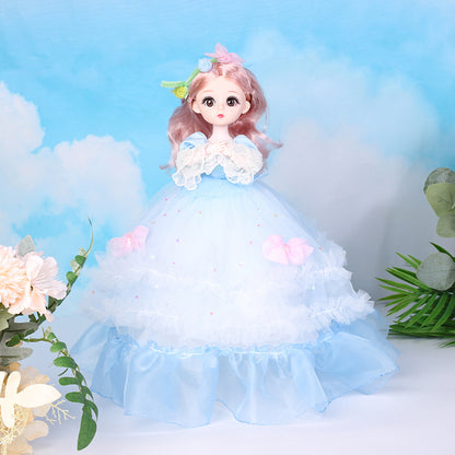 New arrival cute gauze skirt princess 32cm large size girls Yade Barbie doll wholesale girls gift toys 