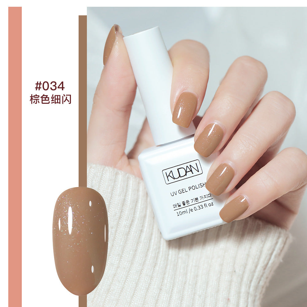 2023 New Style Nail Polish Gel No Odor Ice Transparent Nude Color Transparent Long-lasting Quick-Drying Nail Polish Manicure Nail Polish Gel Wholesale 