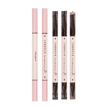 Maxfine three-dimensional star eye double-headed pen eyeliner gel pen waterproof not easy to smudge under the eyes extremely fine makeup wholesale female 