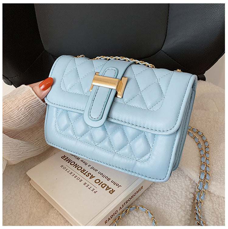 High-end bag Western-style women's bag 2021 summer new trend Korean version all-match messenger bag fashion handbag small square bag 