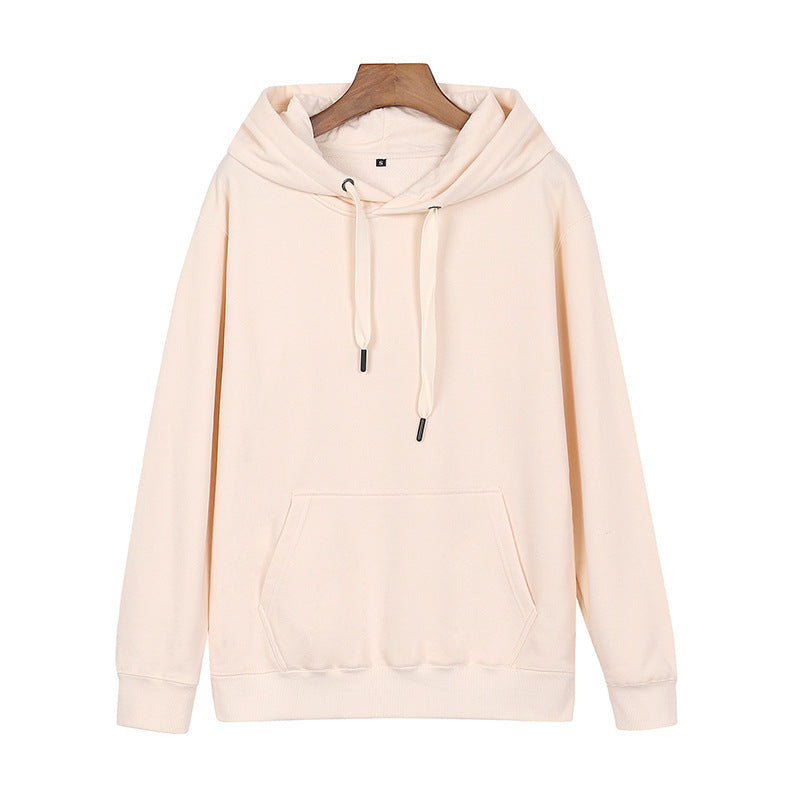 2022 new spring and autumn trend fashion loose high-quality thickened terry hooded pullover sweater long sleeves can be printed 