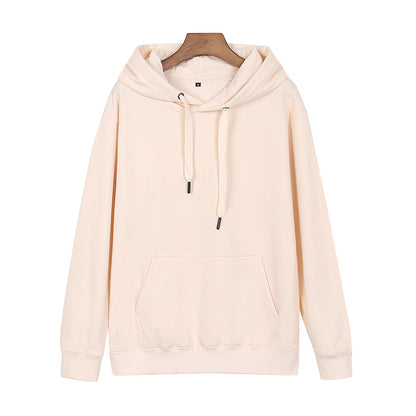 2022 new spring and autumn trend fashion loose high-quality thickened terry hooded pullover sweater long sleeves can be printed 