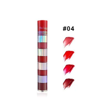 MISIOU BEAUTY cross-border four-in-one lip gloss lip glaze non-stick cup liquid lipstick makeup wholesale 