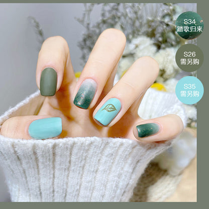 2023 new nail polish spring and summer color water-based frosted nail polish, non-peelable, baked and naturally dried, available for pregnant women 