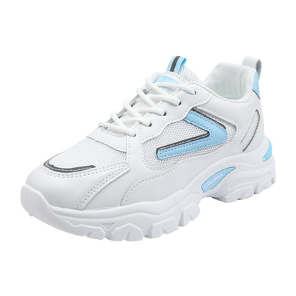 2023 spring new breathable explosive sports shoes female daddy shoes all-match students light running casual ins tide