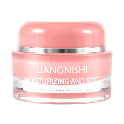 Jingnishi sleeping lip mask light lip lines moisturizing hydrating lip balm anti-drying peach wholesale genuine lip mask 