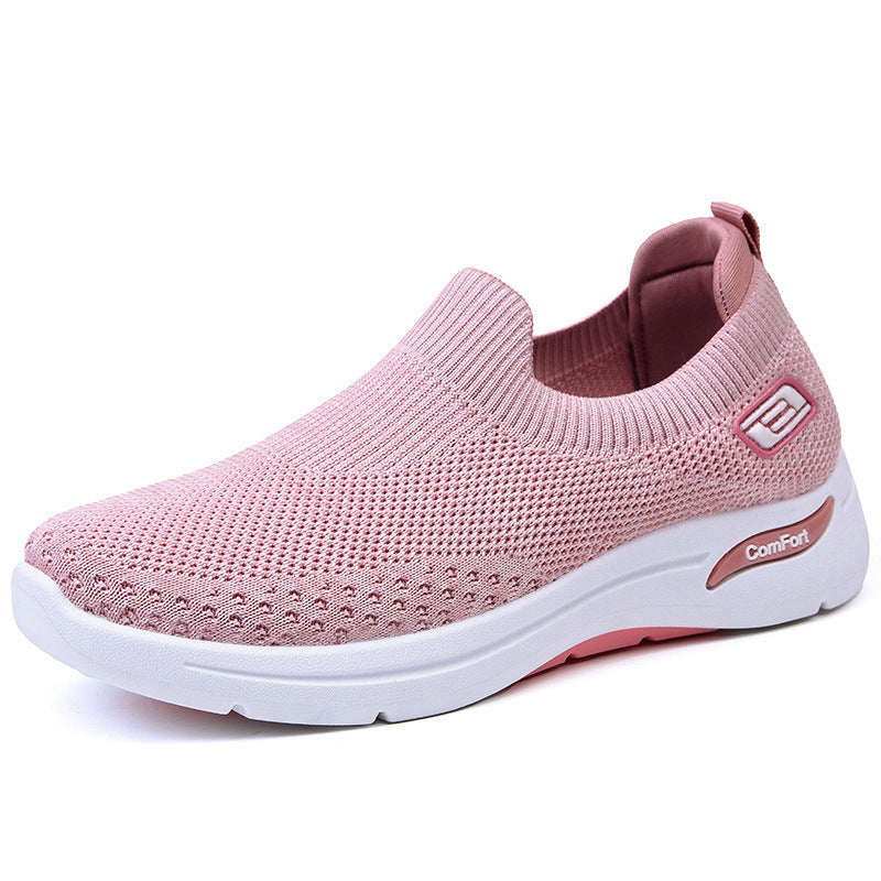 Shoes women's 2023 new casual foreign trade women's shoes soft sole mother shoes socks shoes fashion sports shoes women 