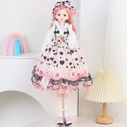 Creative New 60cm Lolita Yade Barbie Doll Girl Toy Birthday Gift Douyin Wholesale 