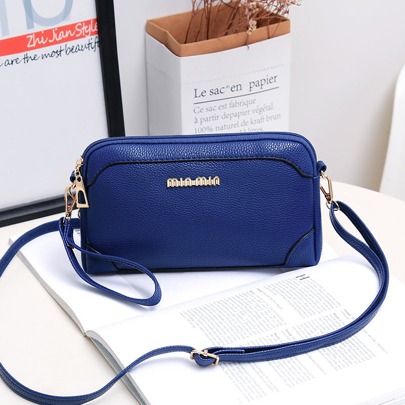 Guangzhou 2023 new women's diagonal bag casual middle-aged mother bag solid color large capacity shoulder bag shopping small bag 