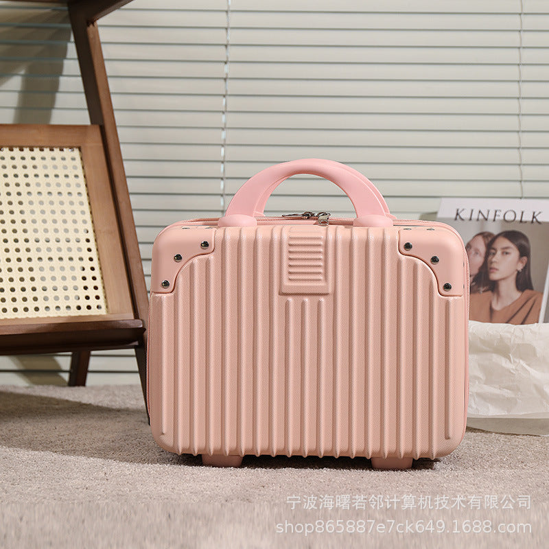 Korean version 14-inch suitcase, women's suitcase, travel bag, souvenir, cosmetic case, small travel organizer, wholesale 