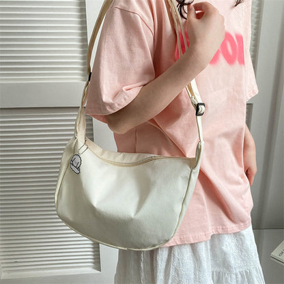 Korean version of the new candy-colored waffle literary cross-border student versatile simple daily ladies shoulder crossbody bag 