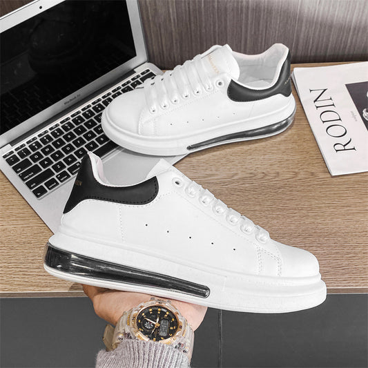 New spring men's air cushion white shoes all-match casual sports thick-soled heightening men's shoes 8909 