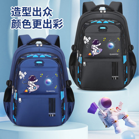 School bag cross-border ridge protection astronaut boy cartoon waterproof large-capacity boys and children primary school school bag 