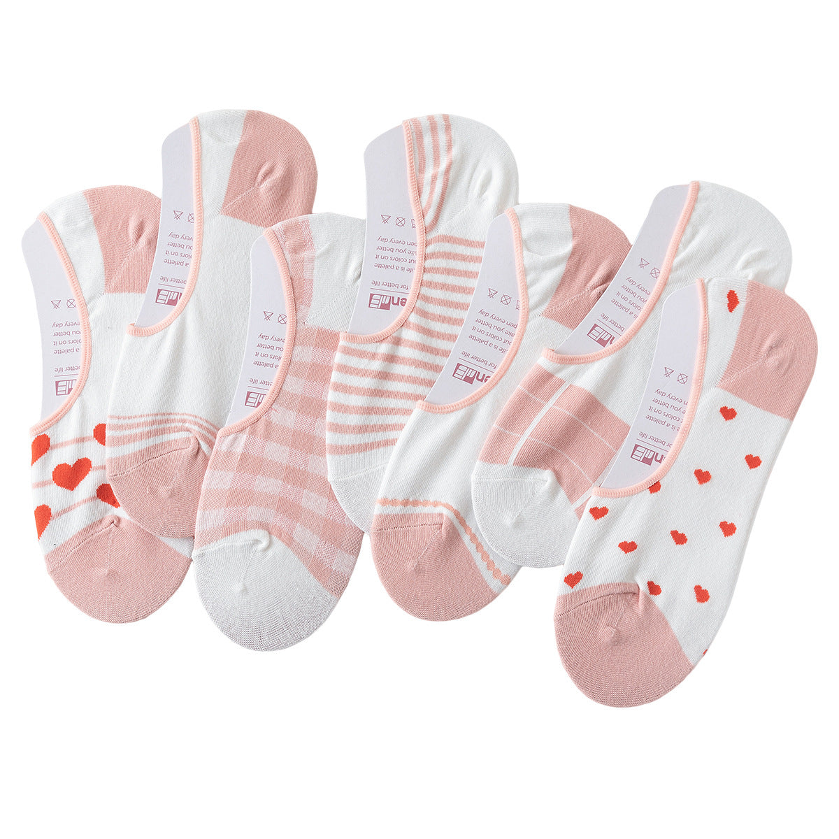 Invisible socks women's non-slip and shallow mouth spring and summer thin cotton Japanese summer women's socks boat socks women 