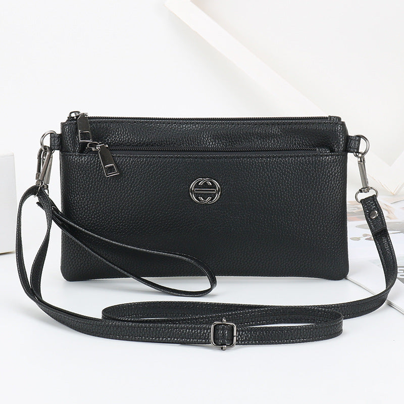 စစ်မှန်သောသားရေပခုံးအိတ်၊ ခေတ်ဆန်သော crossbody အိတ်အသစ်၊ ကိုရီးယားစတိုင်အမျိုးသမီးလက်ကိုင်ဖုန်းအိတ်၊ စွယ်စုံသုံး clutch အိတ်၊ ပေါ့ပေါ့အမျိုးသမီးအိတ် 