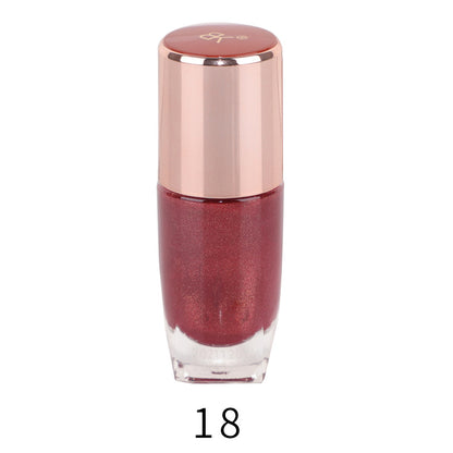 2022 New 24 Colors 7 Days Water-Based Nail Polish No Bake, Quick Drying, Odorless, Long-lasting Glossy Internet Celebrity Nail Polish Wholesale