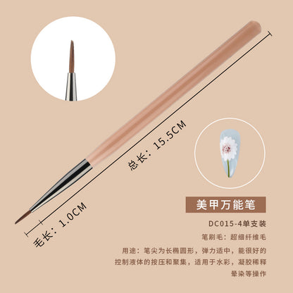 Japanese manicure pen brush set sweep pen double-ended construction pen light therapy painted line pen gradient pen wholesale