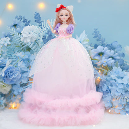 50cm vinyl wedding Yade Barbie doll gift box set princess doll children's toy girl gift 