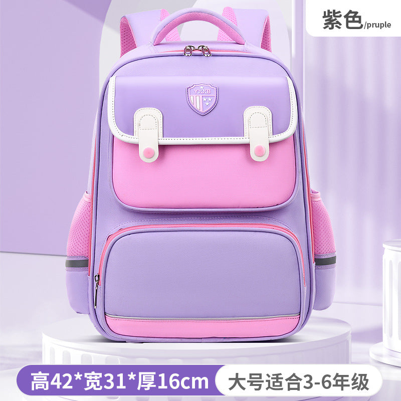 New schoolbags for primary school students grades 1-3-6 boys and girls children's schoolbags British large-capacity backpacks to reduce the burden 