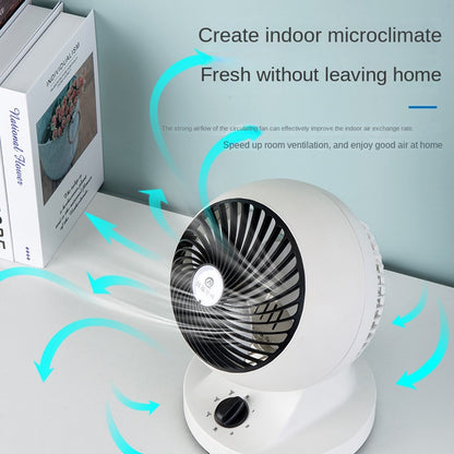 Hanque air circulation fan household electric fan silent turbine convection fan circulation fan student dormitory table fan 