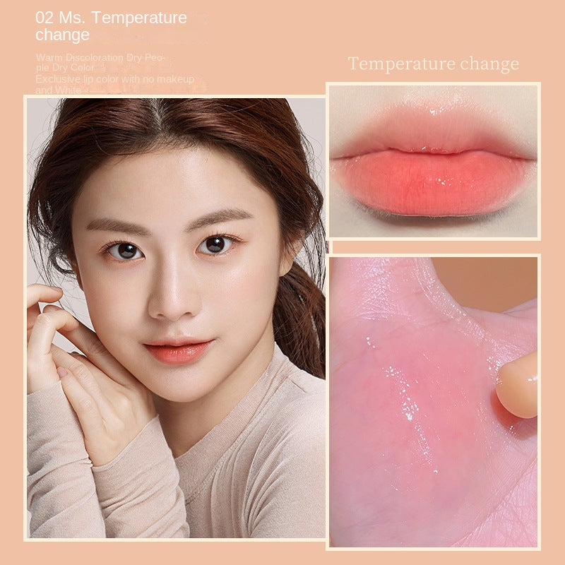 NOVO colorless lip balm warm moisturizing moisturizing lightening lip lines lip primer warm color changing lip balm wholesale 