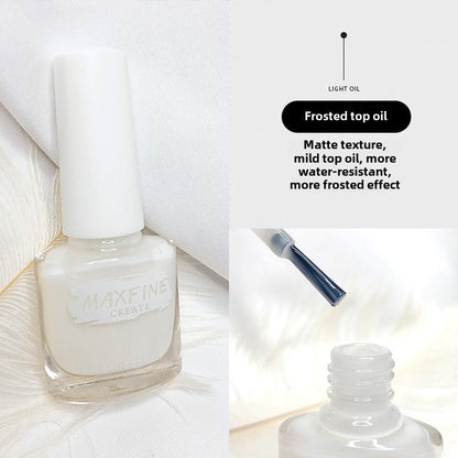 Maxfine nail polish no baking quick drying tearable water-based whitening nail polish long-lasting transparent nail polish wholesale