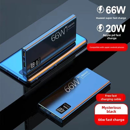 Z8 အသစ် 66W အထူးအမြန်အားသွင်းပါဝါဘဏ် 20000 mAh ကြီးမားသောစွမ်းရည်အလွန်ပါးလွှာသောမိုဘိုင်းပါဝါဘဏ်