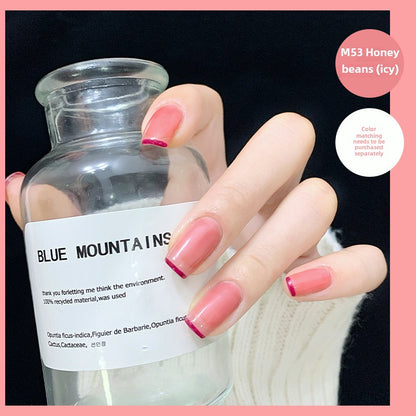 Maxfine nail polish no baking quick drying tearable water-based whitening nail polish long-lasting transparent nail polish wholesale