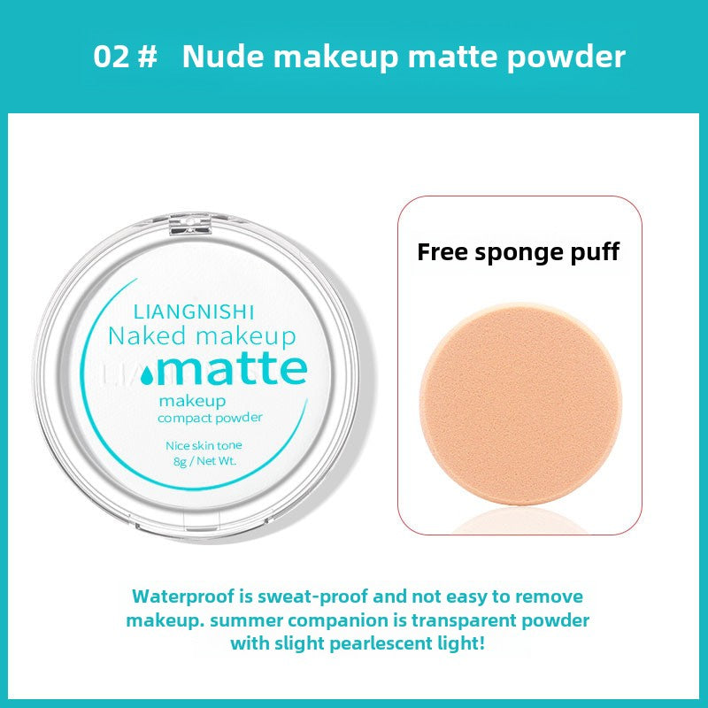 Banana powder cake oil control matte contour makeup powder concealer waterproof powder no makeup base genuine makeup powder cake 