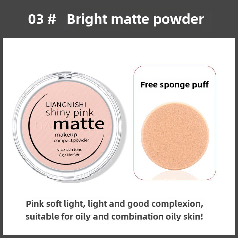 Banana powder cake oil control matte contour makeup powder concealer waterproof powder no makeup base genuine makeup powder cake 