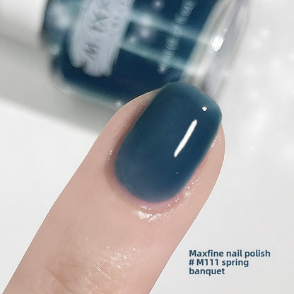 Douyin Maxfine water-based nail polish, no baking, quick drying, peelable nail polish, whitening, student spot wholesale 