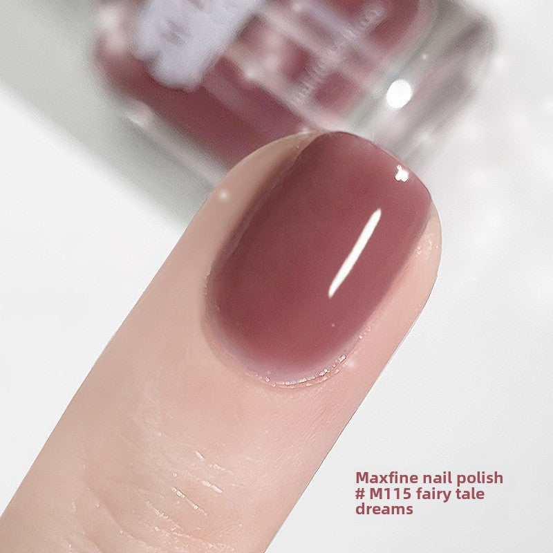 Douyin Maxfine water-based nail polish, no baking, quick drying, peelable nail polish, whitening, student spot wholesale 