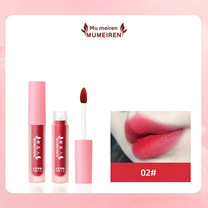 Small batch of spot lip glaze does not stick to the cup and does not fade lip mud student party cheap velvet matte whitening lipstick 