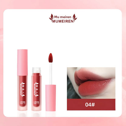 Small batch of spot lip glaze does not stick to the cup and does not fade lip mud student party cheap velvet matte whitening lipstick 