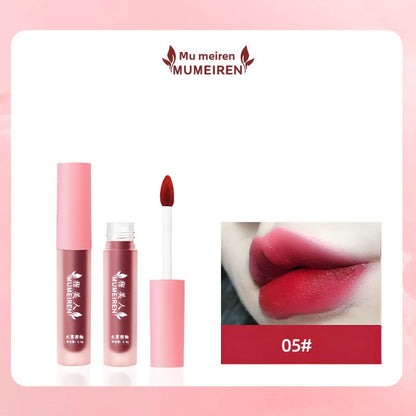 Small batch of spot lip glaze does not stick to the cup and does not fade lip mud student party cheap velvet matte whitening lipstick 