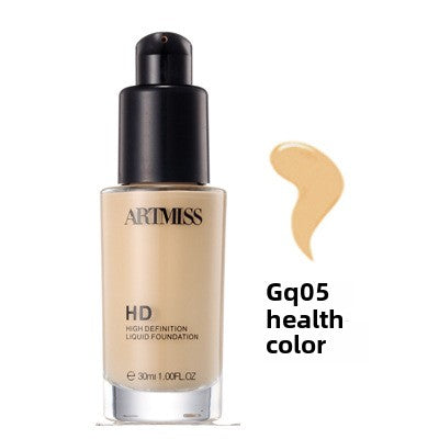 HD nude flawless liquid foundation oil control long-lasting skin care foundation liquid foundation concealer long-lasting no makeup spot 